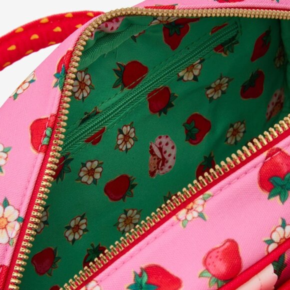 Whatever! Makes You Happy Strawberry Shortcake Mini Duffle CrossBody Bag BNWT - Picture 4 of 11